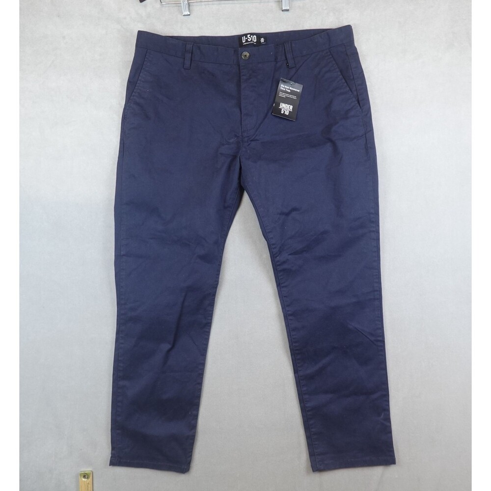 NWT Under 510 U-510 Core Stretch Chino Pants Tapered Navy Premium 38x28